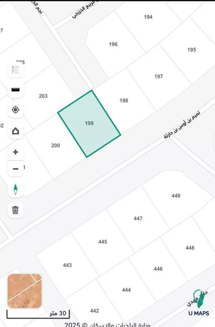 أرض للبيع في حي شمال الجامعة, مدينة تبوك, منطقة تبوك