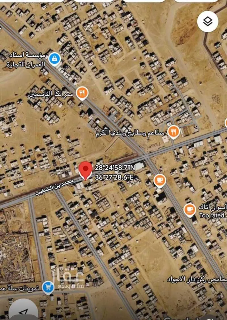 أرض للبيع في شارع سلمة الأنصاري, حي القدس, مدينة تبوك, منطقة تبوك صورة 3