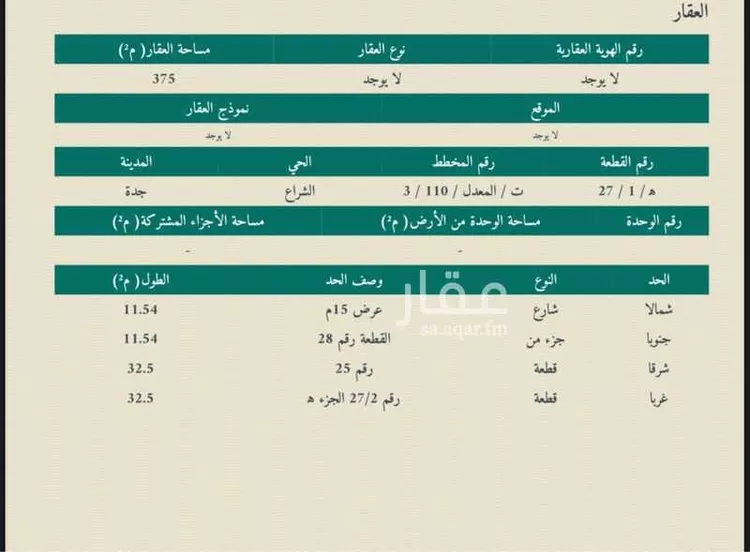أرض للبيع في حي الشراع, مدينة جدة, منطقة مكة المكرمة