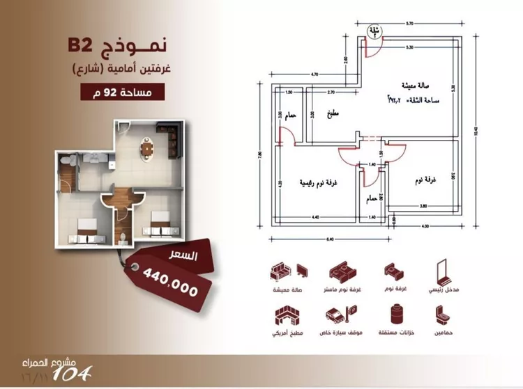 شقة للبيع في شارع ابن الرومي, حي الحمراء, مدينة جدة, منطقة مكة المكرمة