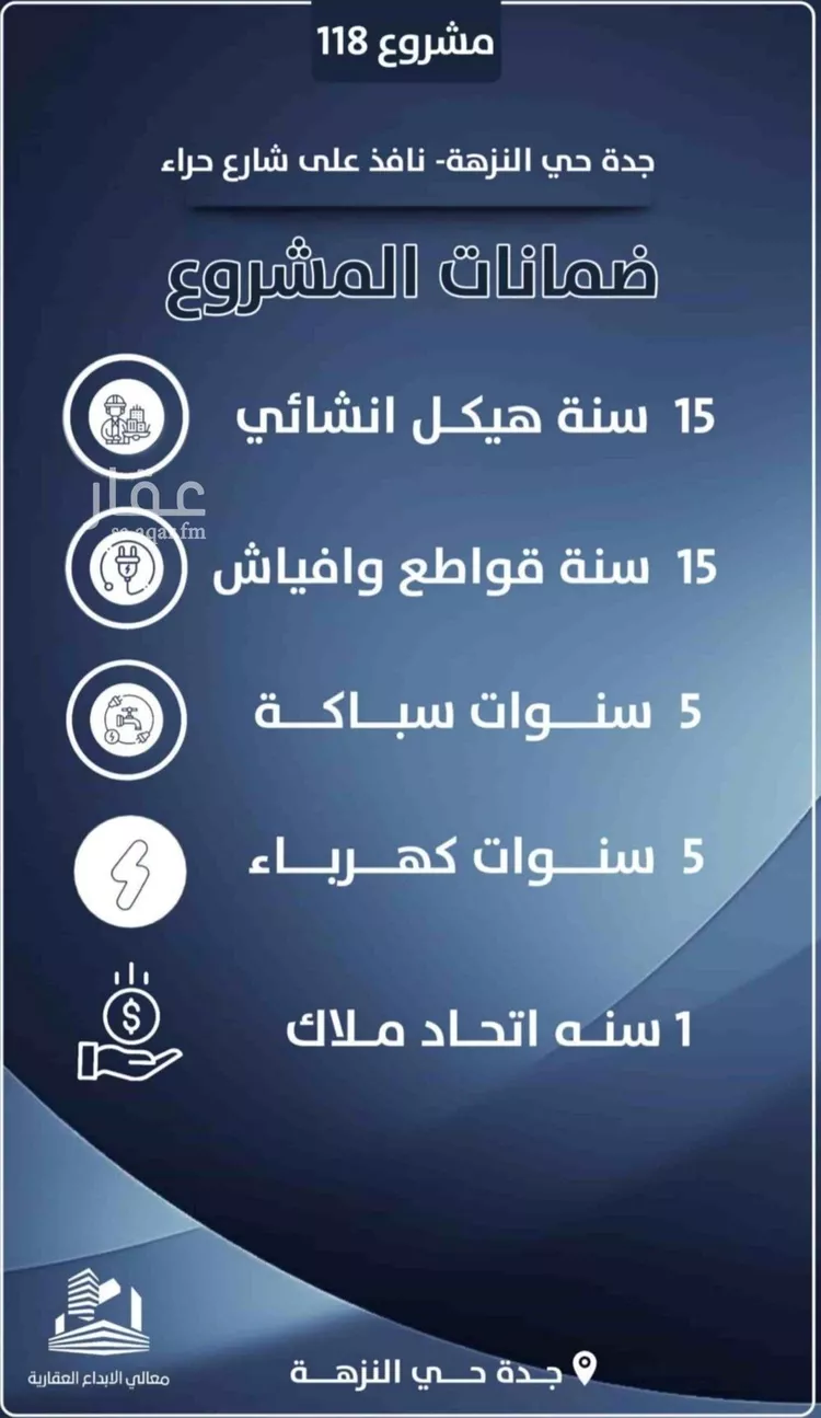 شقة للبيع في شارع احمد الرقيمي, حي النزهة, مدينة جدة, منطقة مكة المكرمة صورة 5