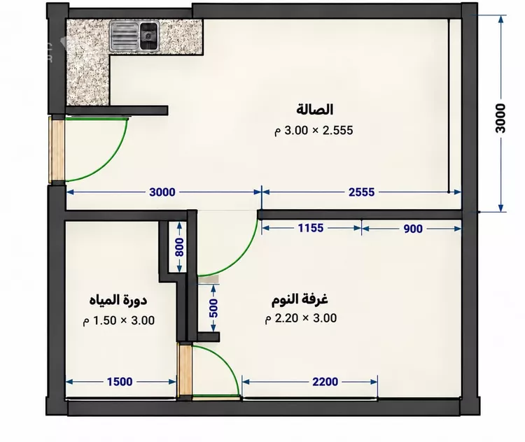 شقة للإيجار في الضلفعة ، البكيرية