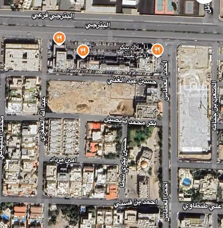 أرض للبيع في شارع حسين عبدالغني, حي الزهراء, مدينة جدة, منطقة مكة المكرمة