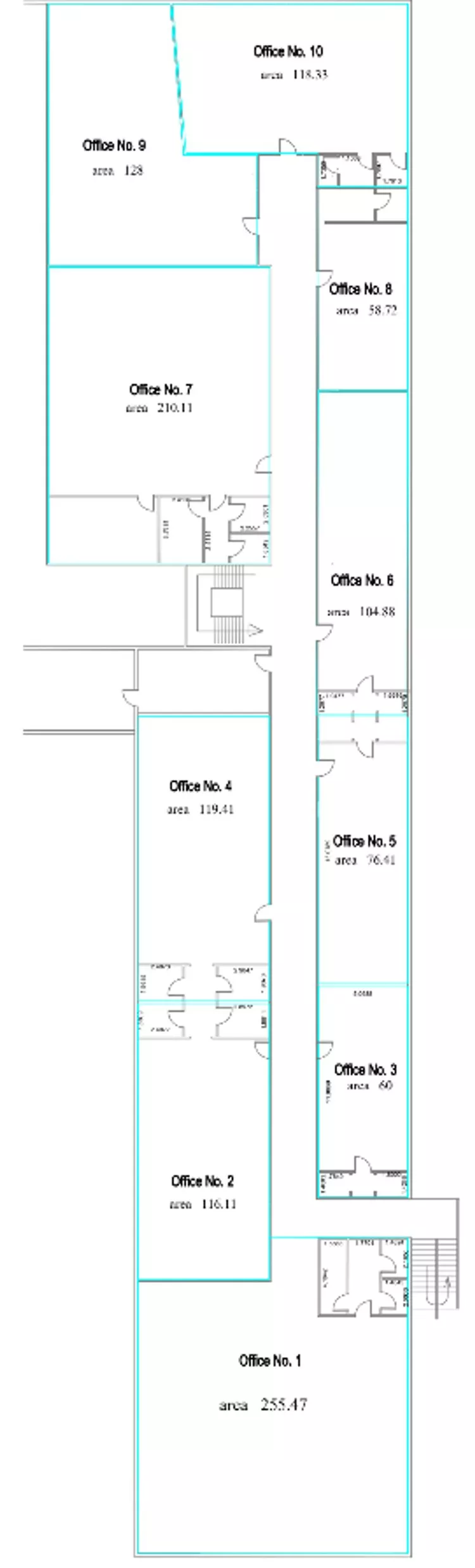 Commercial Office for Rent in Jeddah Al Faisaliah 7