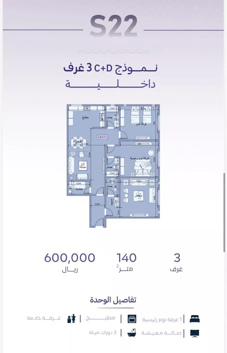 شقة للبيع في شارع خضر افندي, حي الزهراء, مدينة جدة, منطقة مكة المكرمة صورة 2