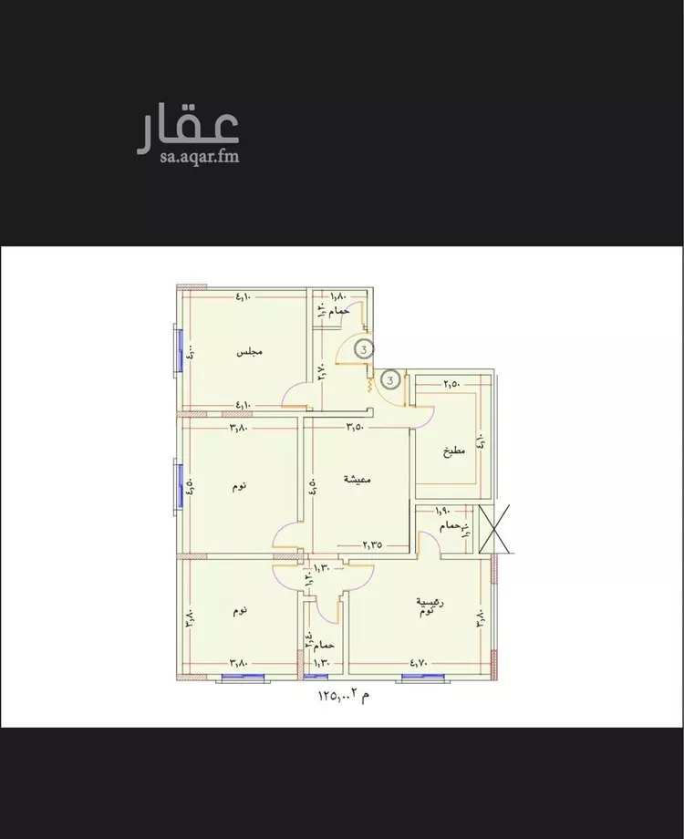 شقة للبيع في شارع الصيد, حي مشرفة, مدينة جدة, منطقة مكة المكرمة صورة 3