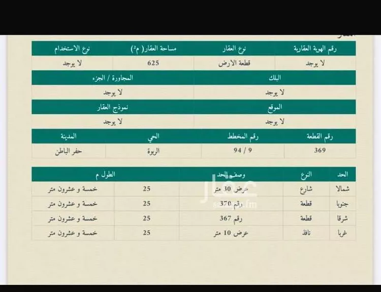 Land for Sale in Hafr Al Batin Ar Rabwah 8