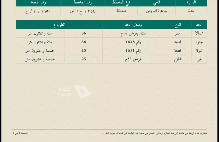 أرض للبيع في شارع عمر بن عبد العزيز ، حي النجمة ، جدة ، جدة