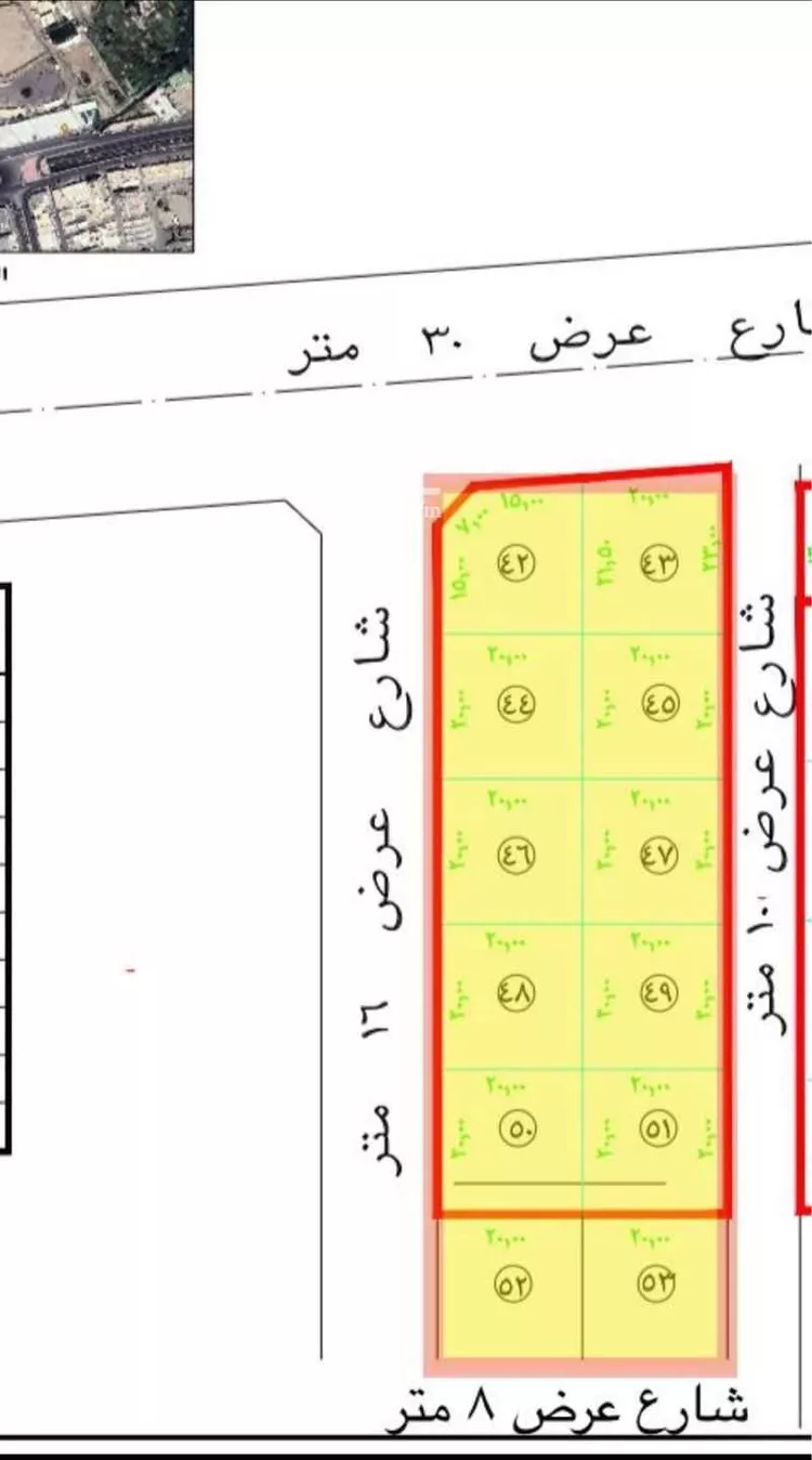 أرض للبيع في شارع ذو الحويصرة التميمي, حي طيبة, مدينة خميس مشيط, منطقة عسير صورة 3