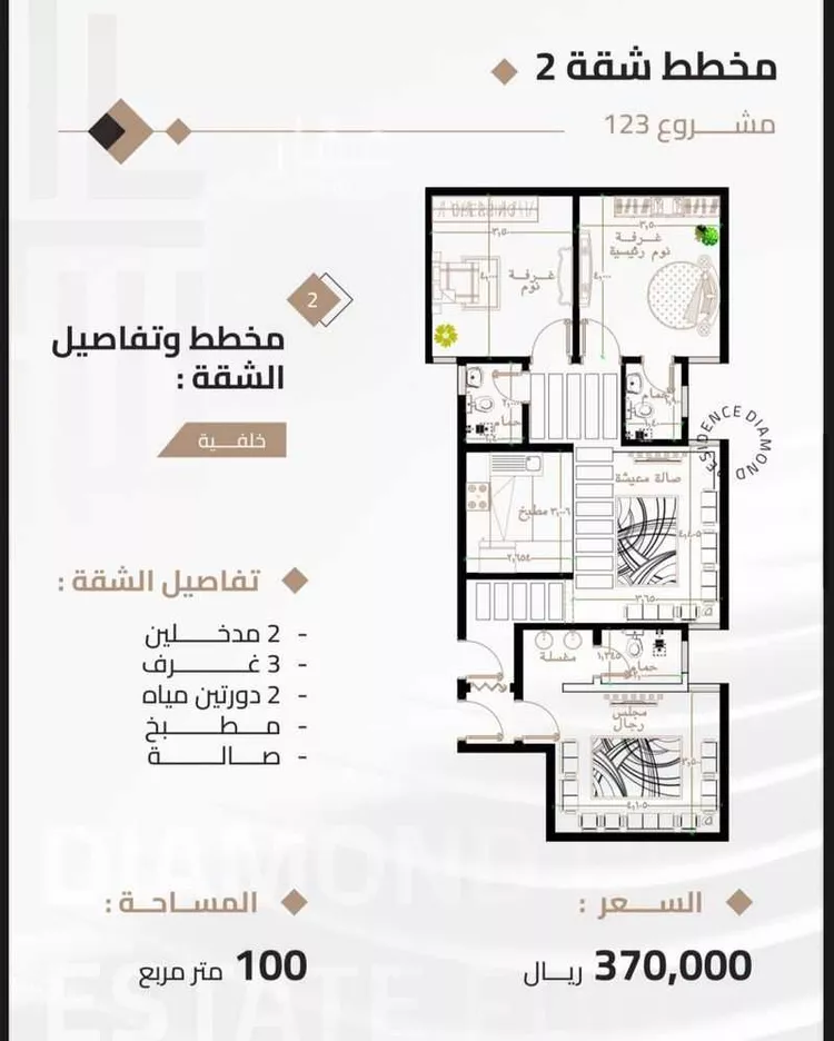 شقة للبيع في شارع ذات النطاقين , حي بطحاء قريش, مدينة مكة المكرمة, منطقة مكة المكرمة صورة 4
