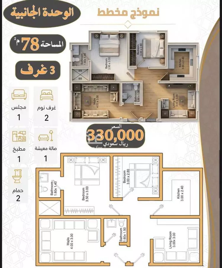 شقة للبيع في شارع سعيد بن زيد القرشي, حي بطحاء قريش, مدينة مكة المكرمة, منطقة مكة المكرمة صورة 2