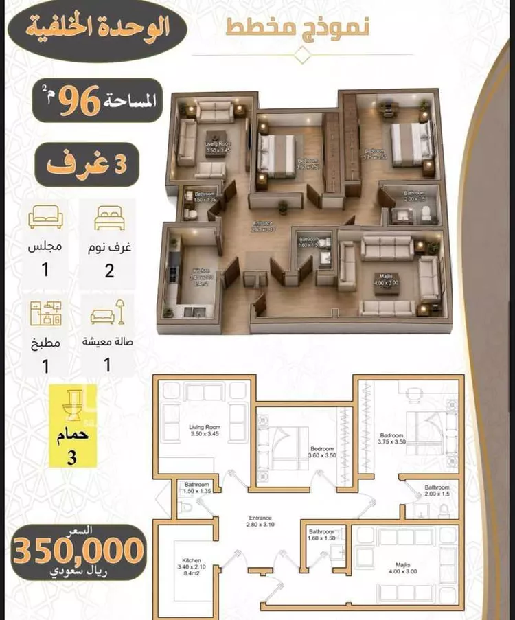 Apartment for Sale in Mecca Batha Quraysh