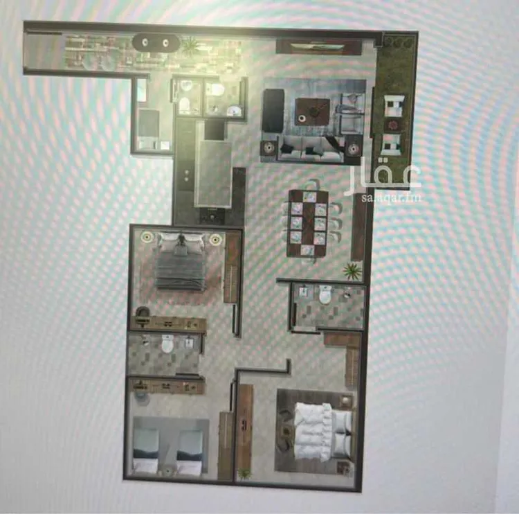 شقة للإيجار في شارع صلاح الدين االايوبي, حي الحزام الذهبي, مدينة الخبر, المنطقة الشرقية