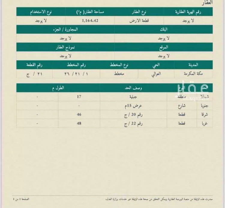 أرض للبيع في شارع محمد صالح امام, حي العوالي, مدينة مكة المكرمة, منطقة مكة المكرمة