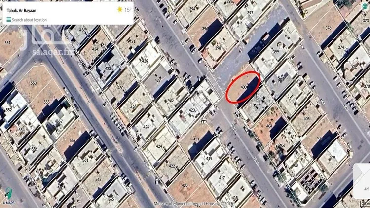 أرض للبيع في شارع التهيمية, حي الريان, مدينة تبوك, منطقة تبوك صورة 3