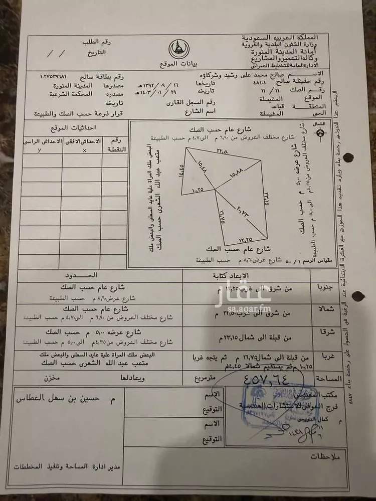 أرض للبيع في مدرسة السلطان محمد الفاتح الابتدائية ، حي المغيسلة ، المدينة المنورة ، منطقة المدينة المنورة