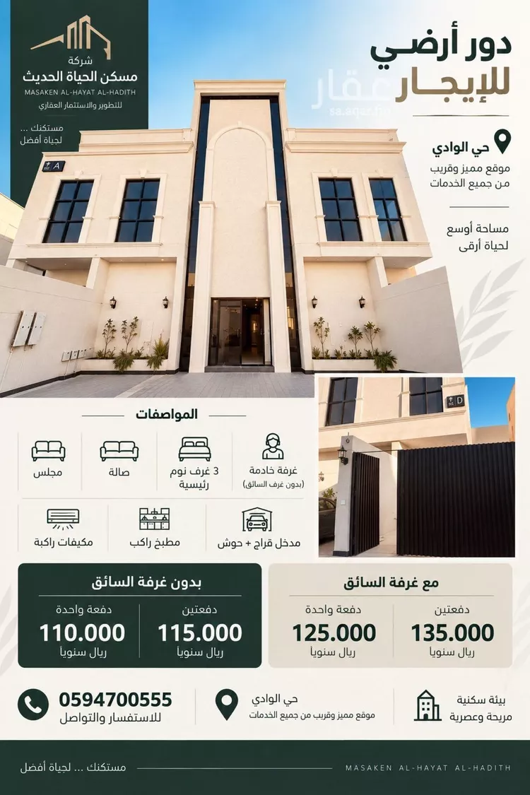 Floor for Rent in Riyadh Al Wadi