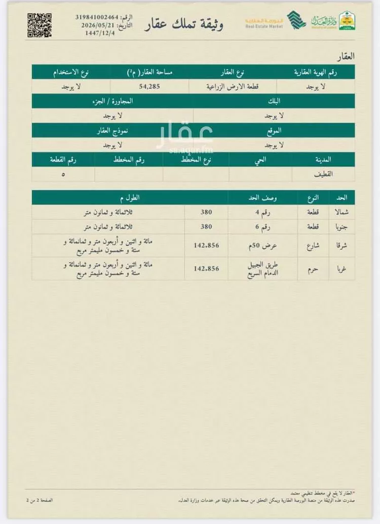 أرض للإيجار في الجعيمة