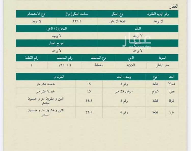 عمارة للبيع في شارع حمزة بن عبدالمطلب, حي العزيزية, مدينة حفر الباطن, المنطقة الشرقية