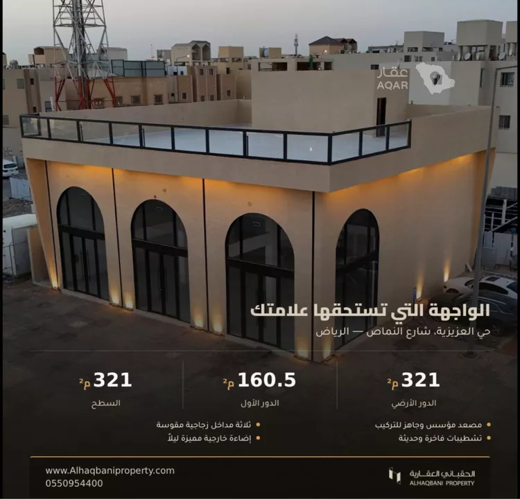محل للإيجار في شارع علي الدفاع, حي العزيزية, مدينة الرياض, منطقة الرياض