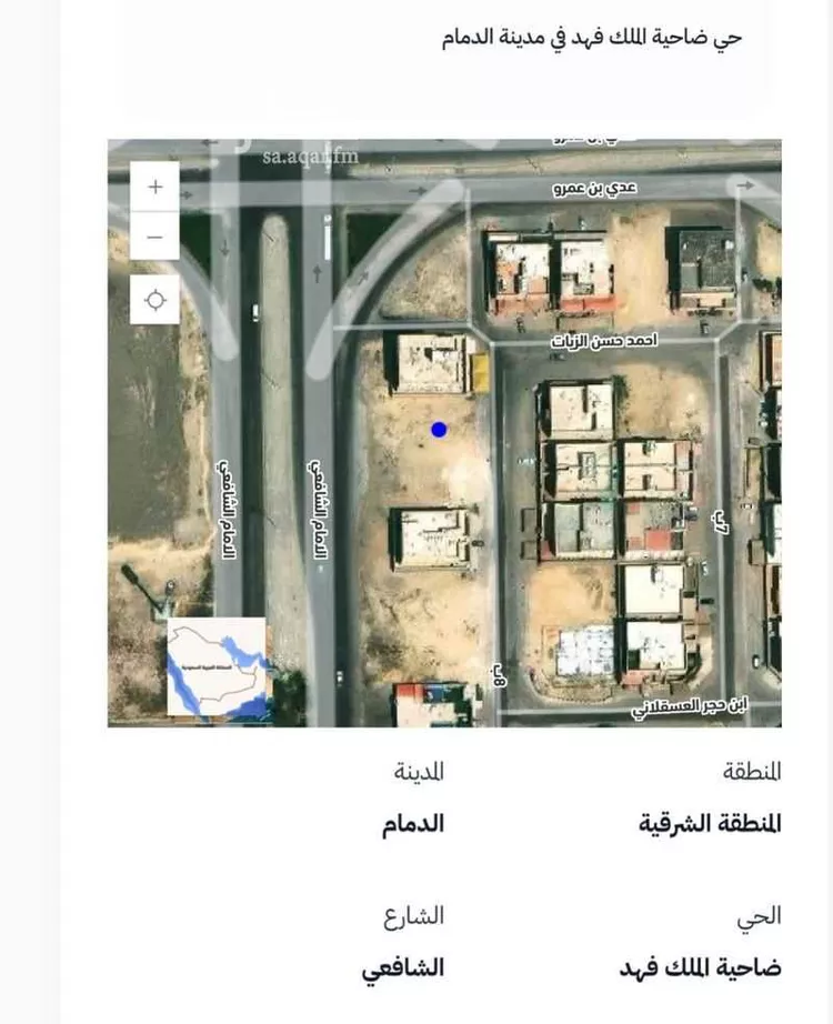 أرض للبيع في شارع  الشافعي, حي ضاحية الملك فهد, مدينة الدمام, المنطقة الشرقية صورة 2