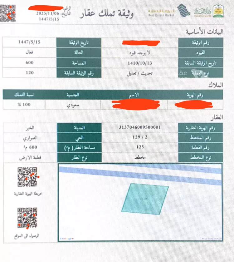 أرض للبيع في شارع 18ا, حي الصواري, مدينة الخبر, المنطقة الشرقية