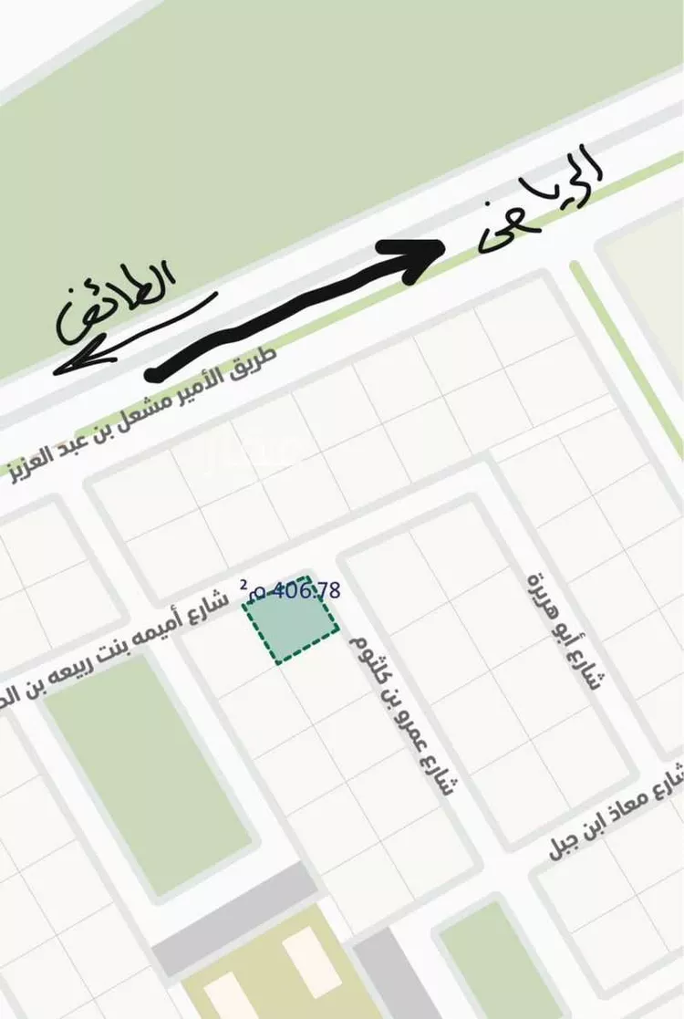 أرض للبيع في شارع الزهور 96, حي الزهور, مدينة حلبان, منطقة الرياض