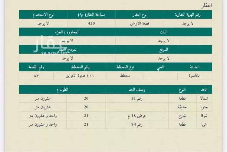 أرض للبيع في شارع الخرائق 10, حي الخرائق, مدينة حلبان, منطقة الرياض صورة 3