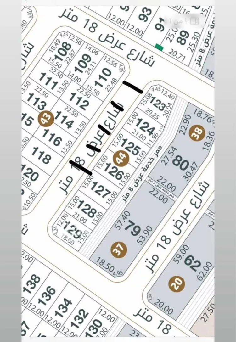 أرض للبيع في شارع الغرة, حي ظهرة لبن, مدينة الرياض, منطقة الرياض صورة 2