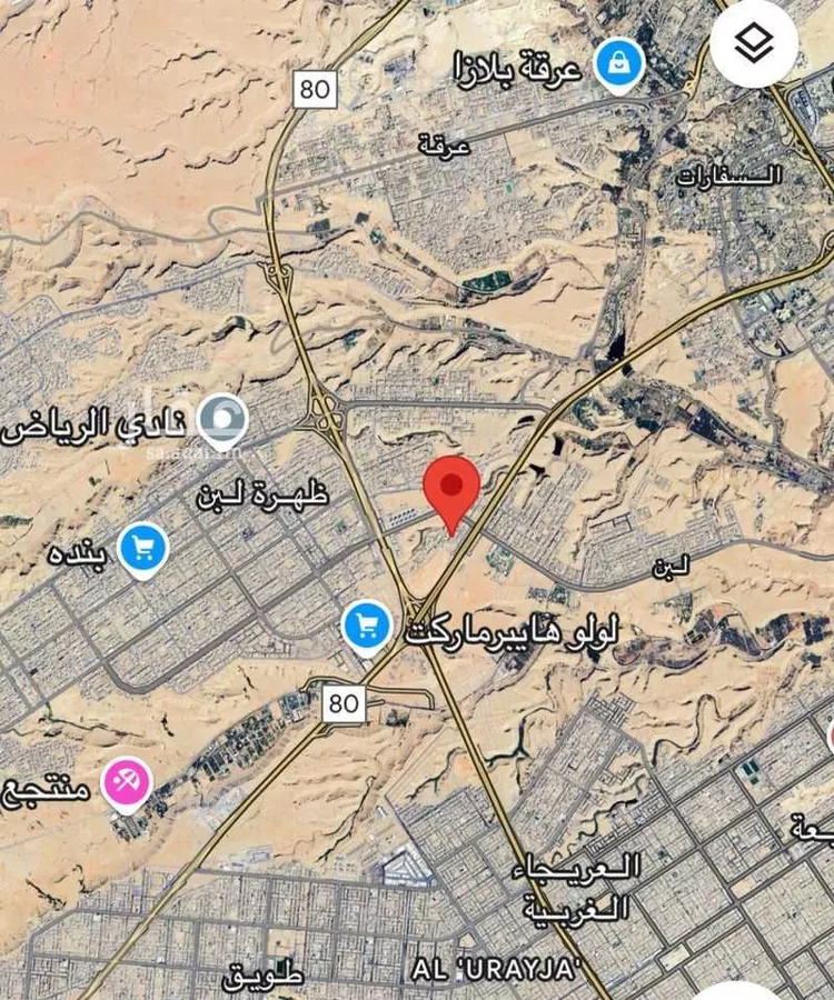 أرض للإيجار في شارع العيساوية, حي ظهرة لبن, مدينة الرياض, منطقة الرياض