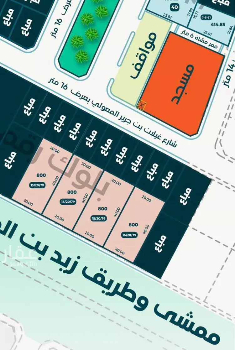 أرض للبيع في شارع زيد بن المزين, حي الزهرة, مدينة المدينة المنورة, منطقة المدينة المنورة
