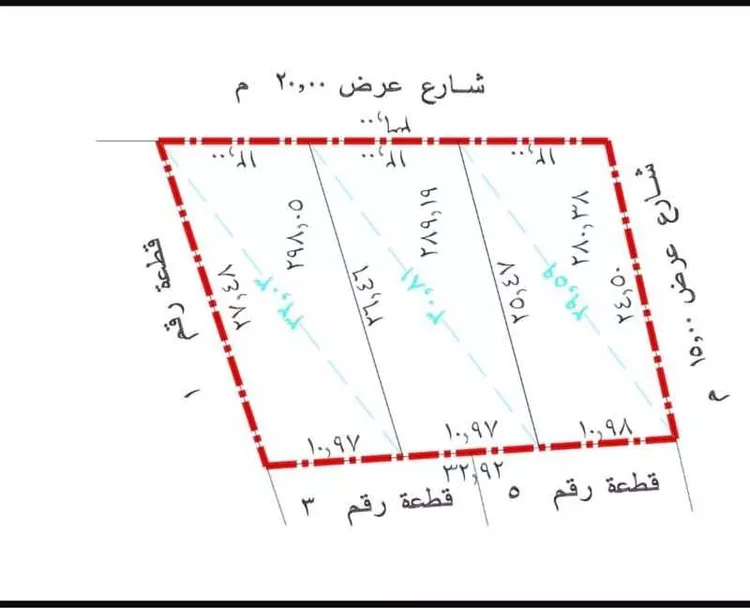 أرض للبيع في شارع الزويدي, حي الهدية الجنوبية, مدينة بريدة, منطقة القصيم
