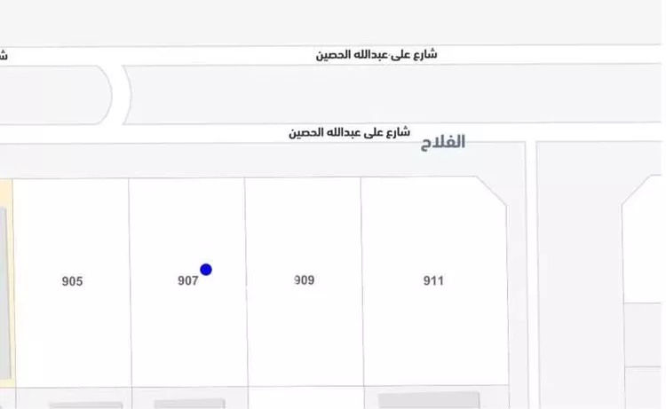 أرض للبيع في شارع على عبدالله الحصين, حي الفلاح, مدينة بريده, منطقة القصيم