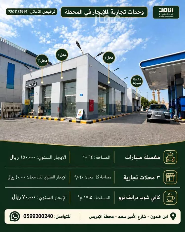 محل للإيجار في شارع الامير سعد بن عبدالعزيز الفرعي, حي ابن خلدون, مدينة الدمام, المنطقة الشرقية