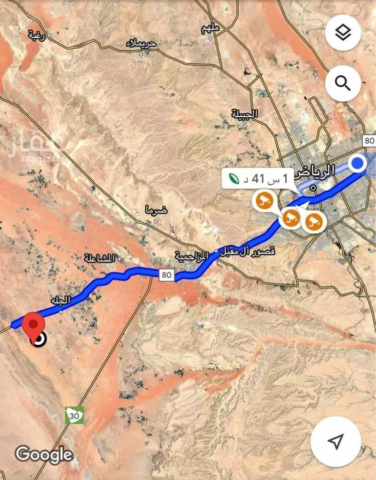 أرض للبيع في شارع الخفق الجنوبي , حي هجرة الزهوه والبيان, مدينة هجرة الزهوه والبيان, منطقة الرياض صورة 3