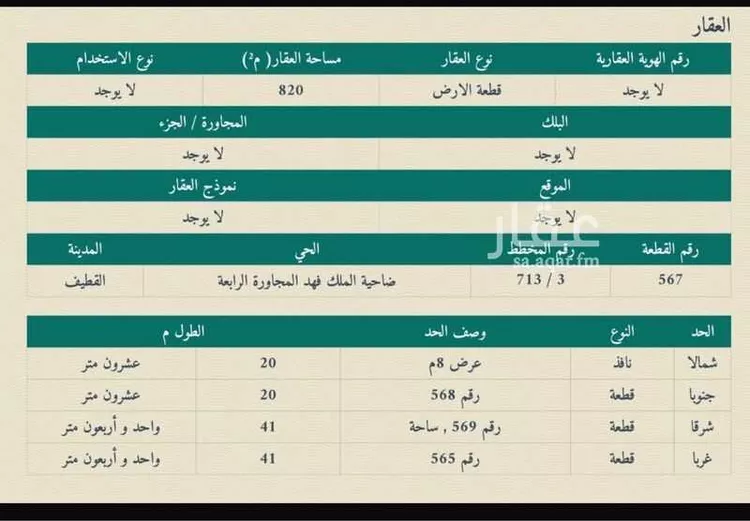 Land for Sale in Safwa At Talal