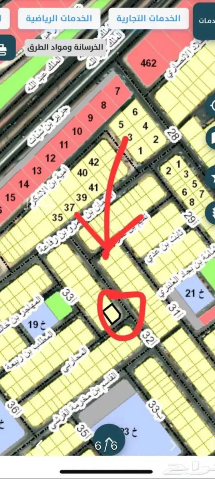 أرض للبيع في شارع 32أ, حي طيبة, مدينة الدمام, المنطقة الشرقية