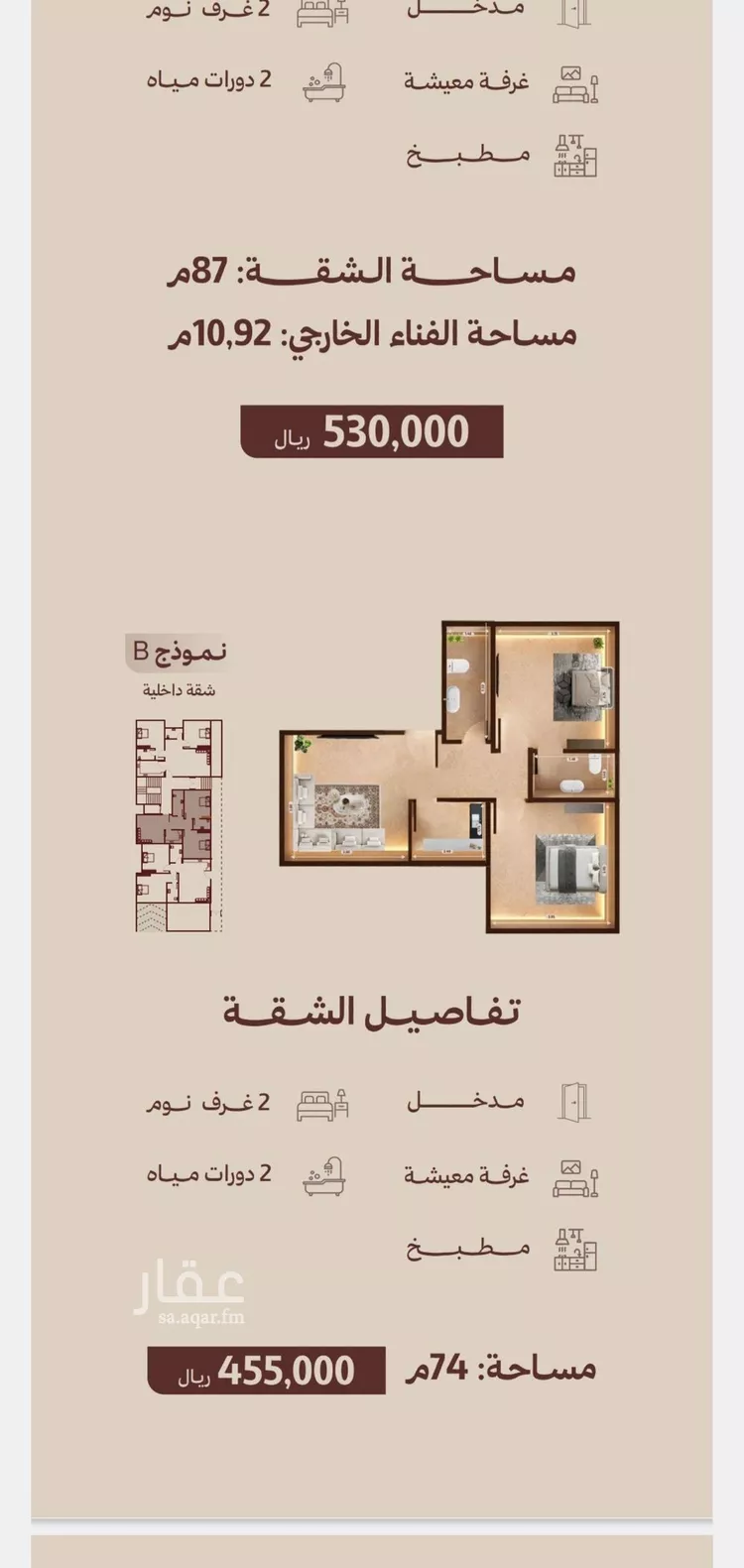 Apartment for Sale in Jeddah Al Nahdah صورة 2