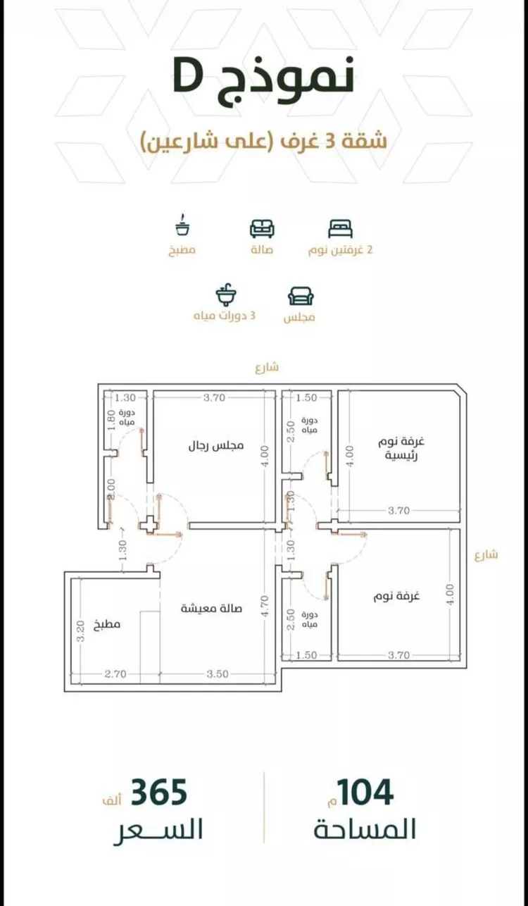 شقة للبيع في شارع محمد الشعيبي, حي الربوة, مدينة جدة, منطقة مكة المكرمة صورة 3