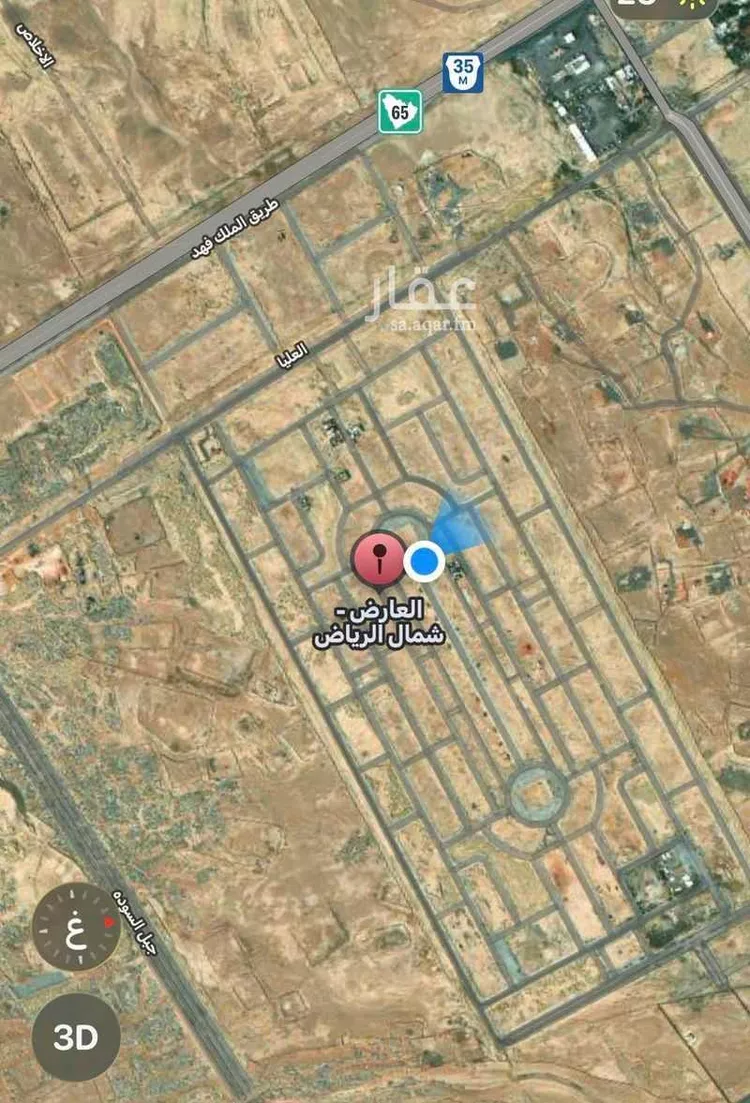 أرض للإيجار في حي العارض, مدينة الرياض, منطقة الرياض صورة 2