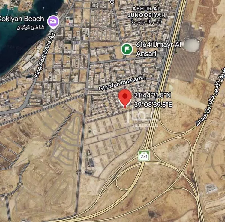 أرض للبيع في شارع سليمان البغدادي, حي أبحر الجنوبية, مدينة جدة, منطقة مكة المكرمة
