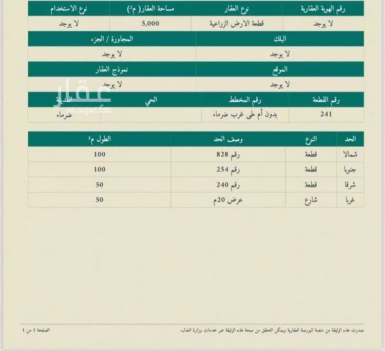 أرض للبيع في شارع غزيز, حي مزارع العلاوه وماحولها, مدينة مزارع العلاوه وماحولها, منطقة الرياض صورة 3