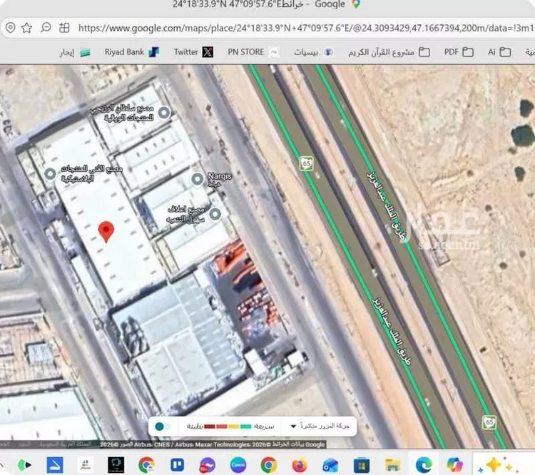 مصنع للبيع في شارع الصناعيه 2, حي الرفاع, مدينة الخرج, منطقة الرياض