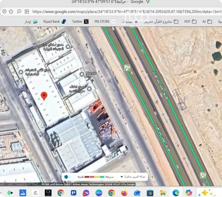 مصنع للبيع في شارع الصناعيه 2, حي الرفاع, مدينة الخرج, منطقة الرياض