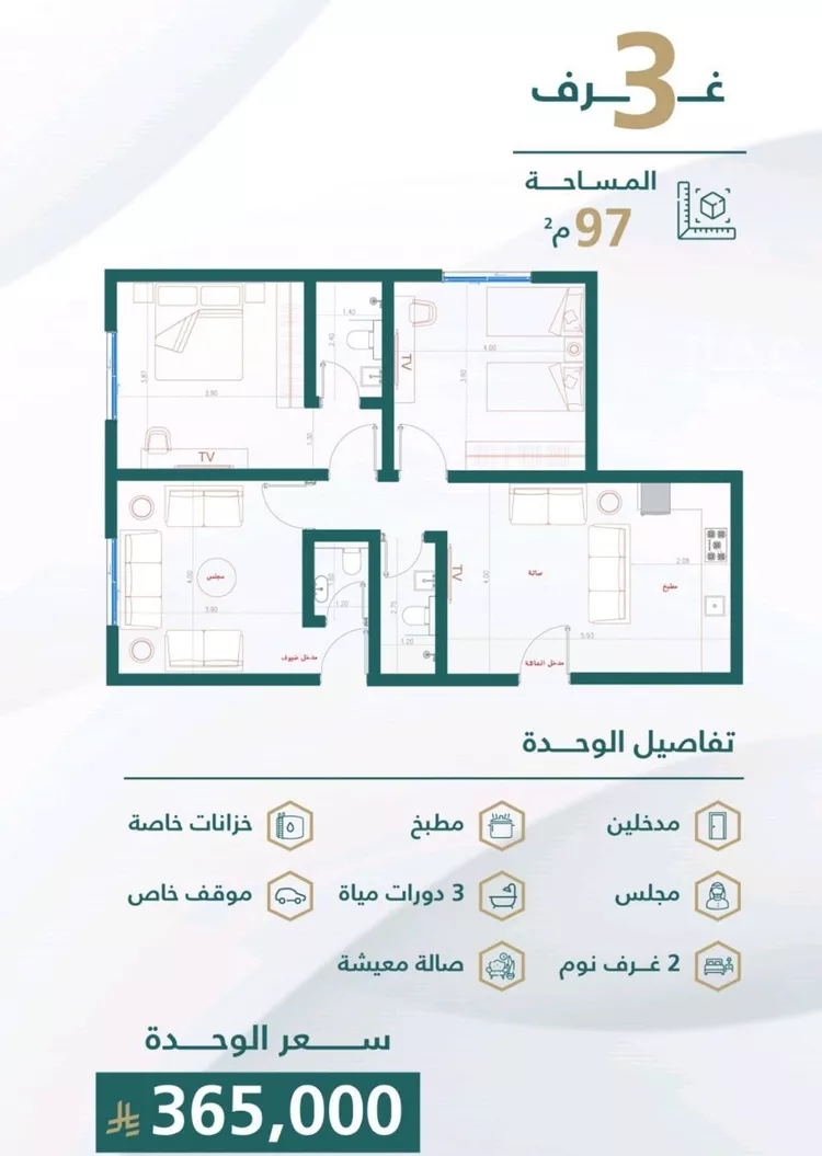 شقة للبيع في شارع إبن هينان, حي الصفاء, مدينة جدة, منطقة مكة المكرمة صورة 4