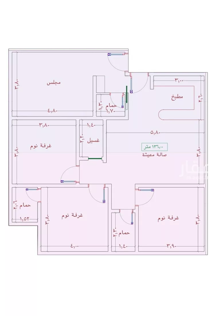 شقة للبيع في شارع السامر, حي الواحة, مدينة جدة, منطقة مكة المكرمة صورة 4