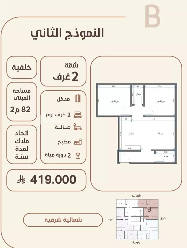 شقة للبيع في شارع ابو القاسم التنوخي, حي الروضة, مدينة جدة, منطقة مكة المكرمة