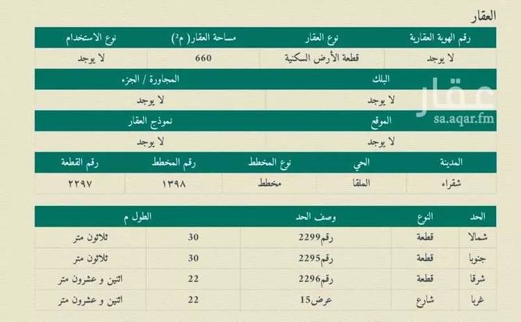 أرض للبيع في شارع الملك عبدالله 107, حي الملك عبدالله, مدينة شقراء, منطقة الرياض
