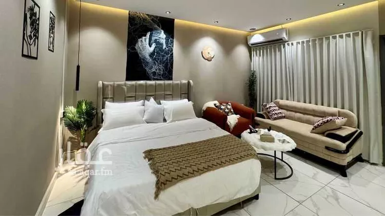 استديو مفروش للحجز في شارع تمير ، حي المروج ، الرياض ، منطقة الرياض صورة 3