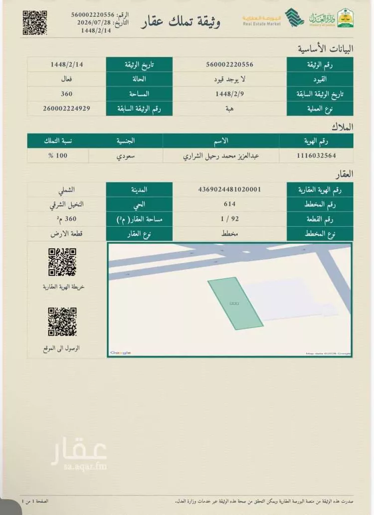 أرض للبيع في شارع اللؤلؤه ، حي الواحة ، الشملي ، الشملي صورة 2